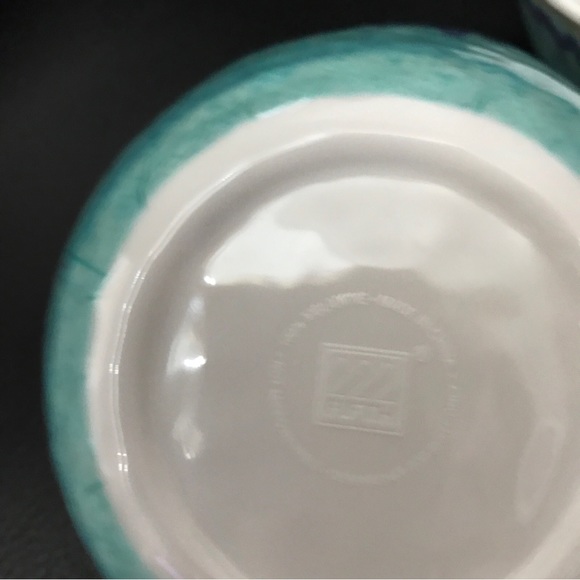 222 Fifth melamine bowl Set of 3 6,5”x 2,5” blue marine - Picture 4 of 5